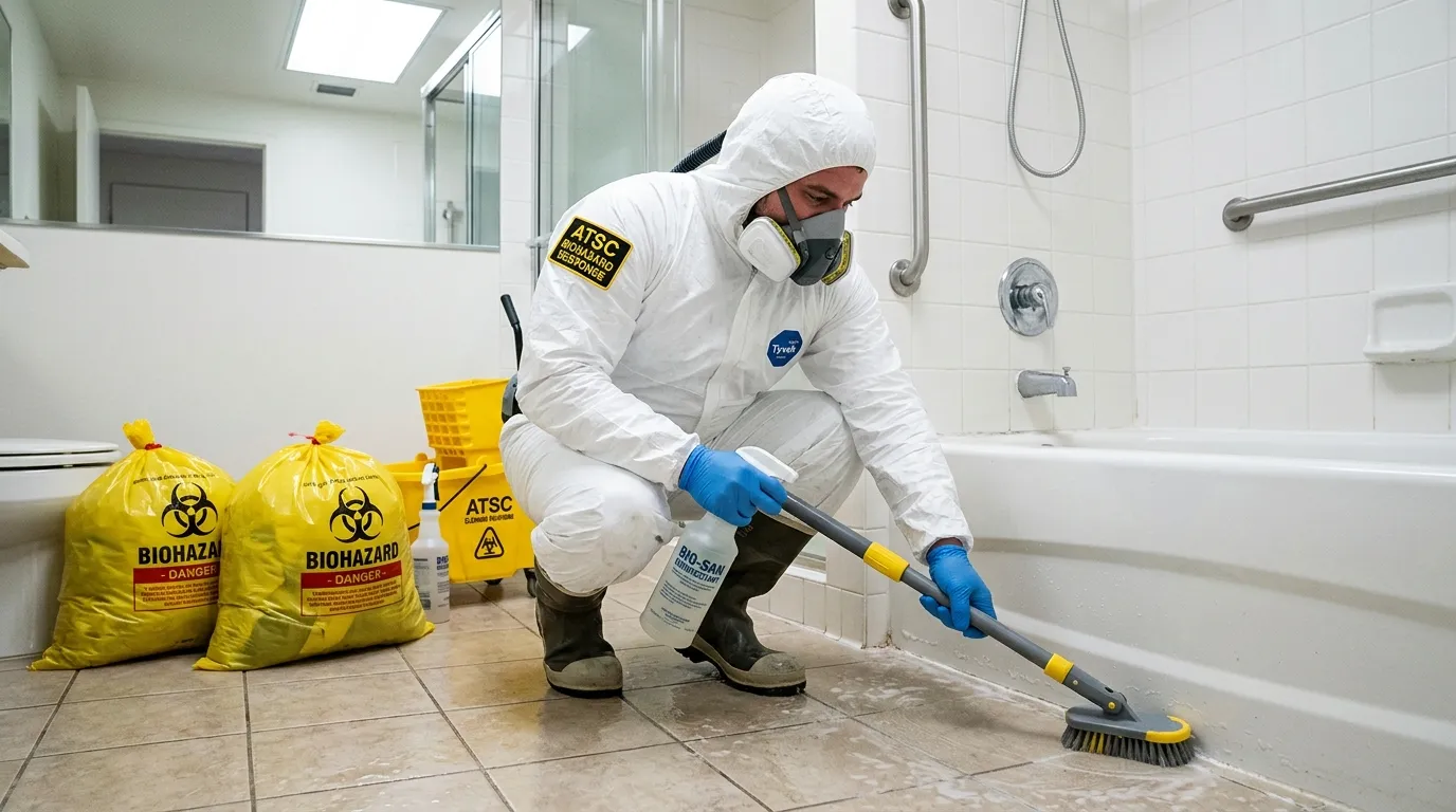 Decontamination equipment deployed for Blood Cleanup in Harper Woods